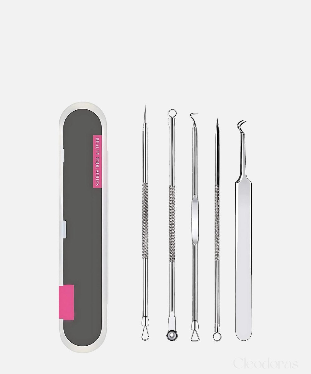 5 - Piece Blackhead Removal Tool Set - Cleodoras