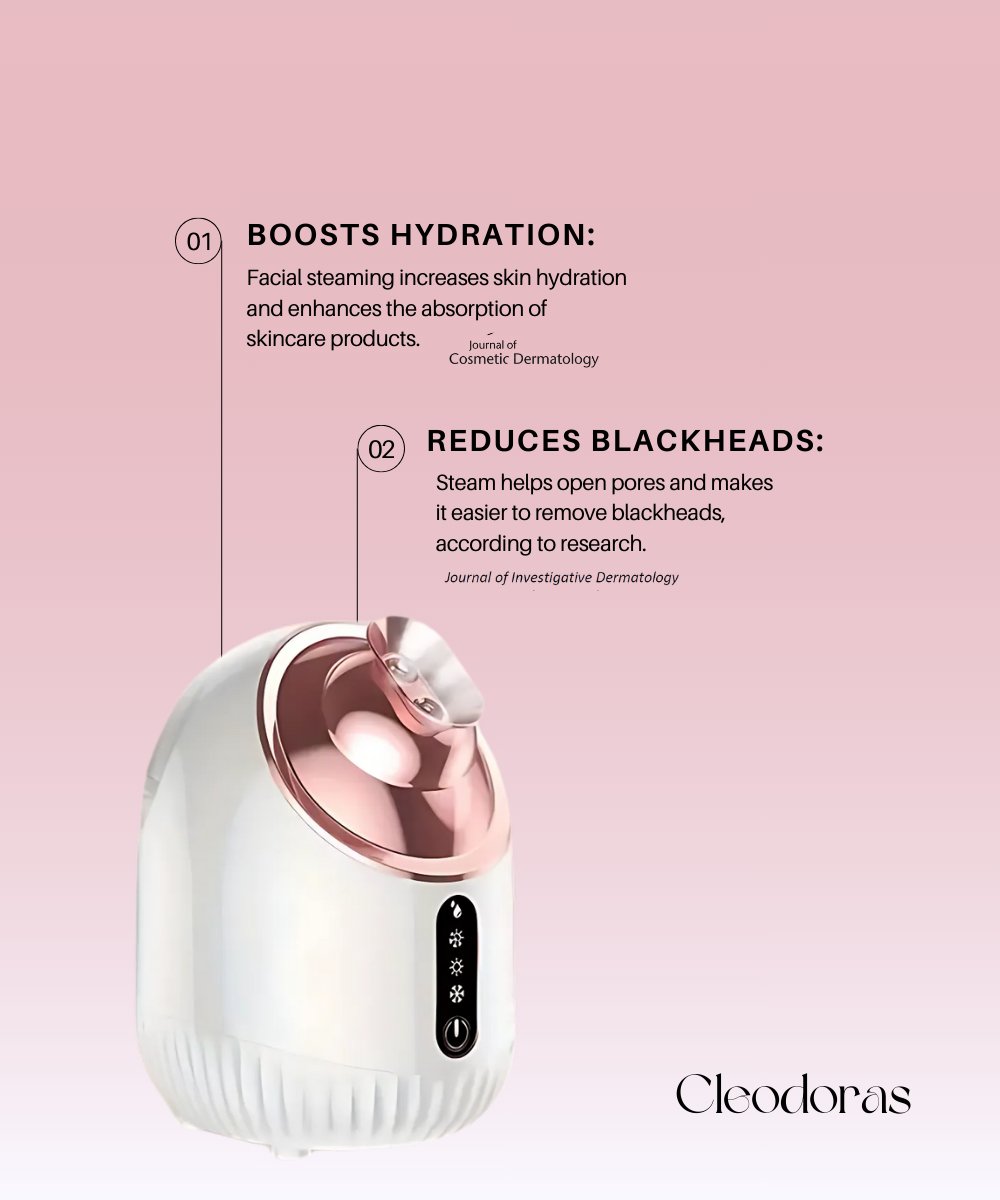 Nano Pro Facial Steamer - Cleodoras